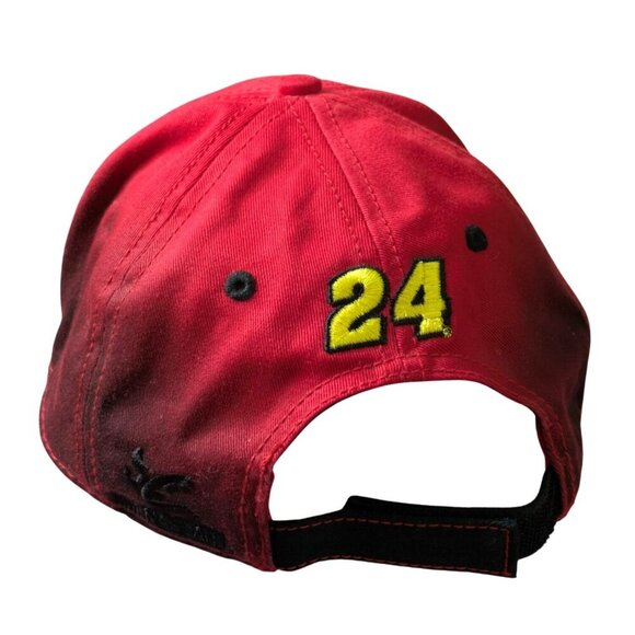DuPont Motorsports NASCAR Hat Red Chase Authentics Jeff Gordon 24 Cotton OSFM - Picture 5 of 8